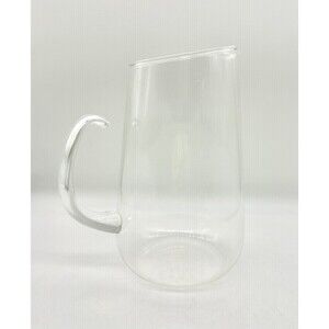 Vintage Pyrex Clear Borosilicate Glass Pitcher Made in USA MCM Water Juice 2 qt